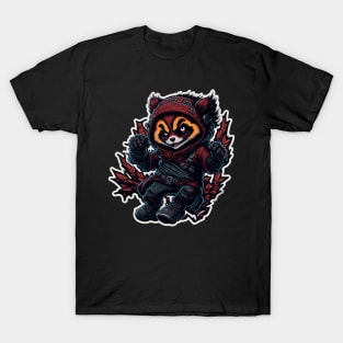 Red Panda Ninja_008 T-Shirt